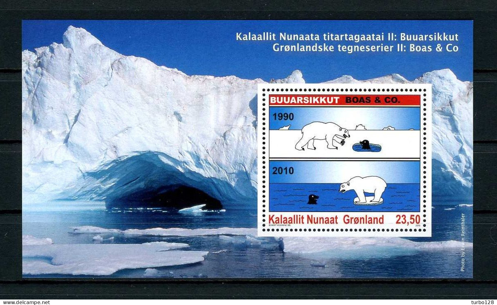 GROENLAND 2010  Bloc N° 49 ** Neuf  MNH Superbe Faune Bande Dessinées Fauna Ours Bears - Bloques