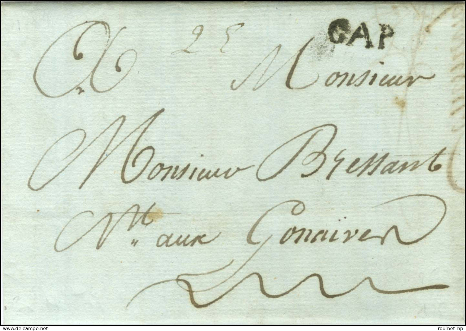 CAP (Jamet N° 8) Sur Lettre Avec Texte Daté Au Cap Le 30 Novembre 1784 Pour Les Gonaives. - SUP. - R. - Autres & Non Classés