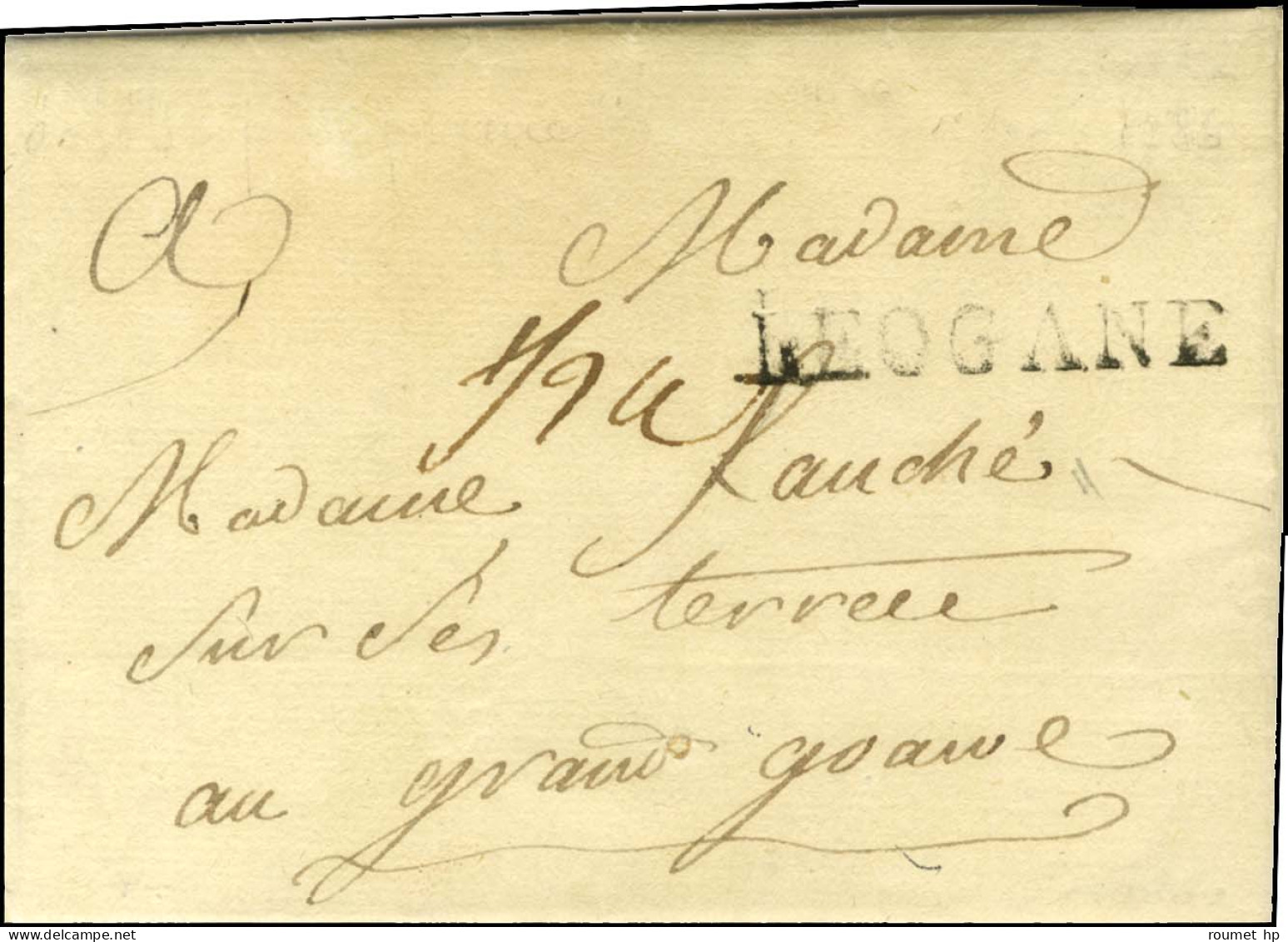 LEOGANE (Jamet N° 6) Sur Lettre Avec Texte Daté '' à La Petite Plaine Le 1 Novembre 1786 '' Pour Grand Goave. - TB / SUP - Autres & Non Classés