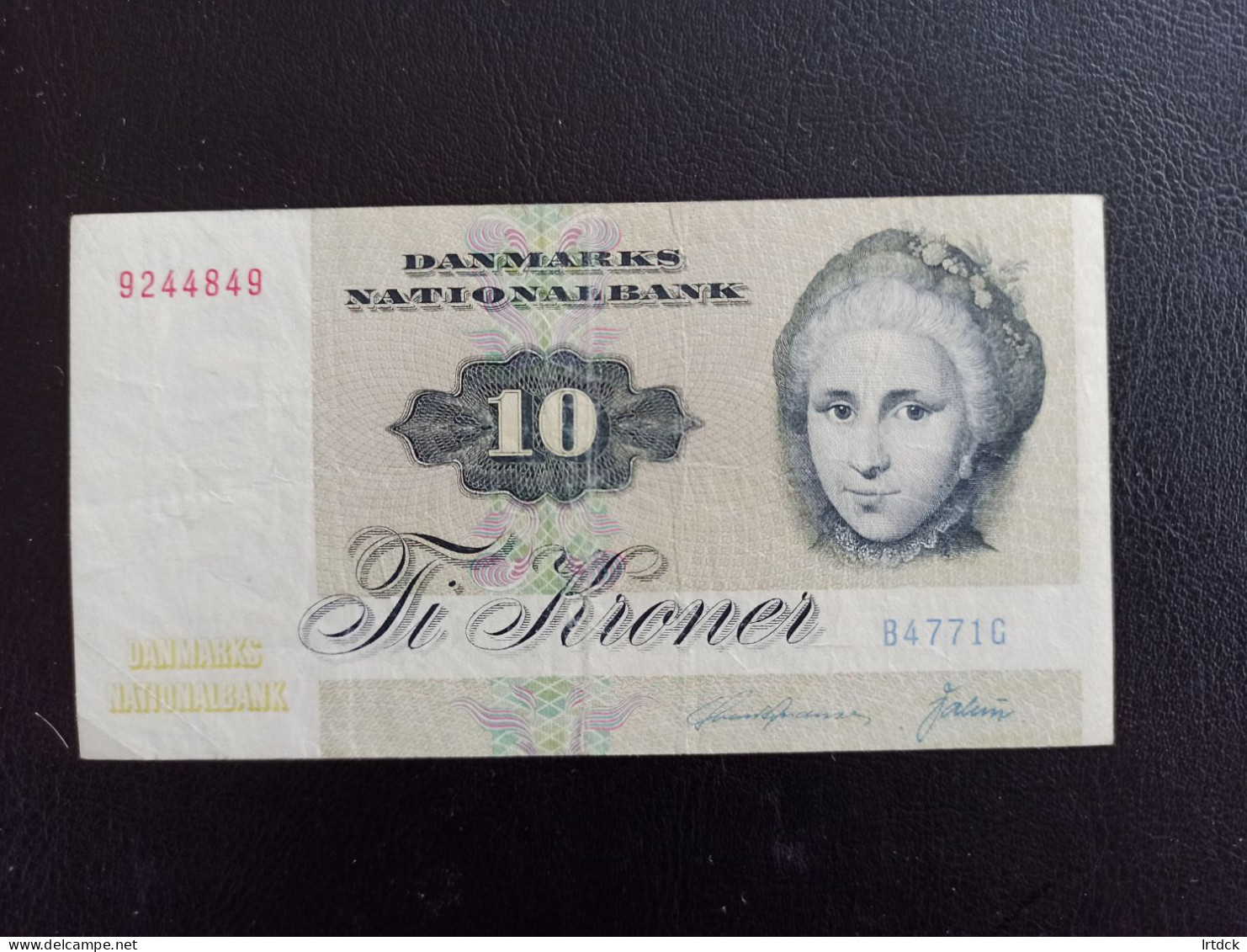 Billet Danemark 10 Kroner 1972 - Dinamarca