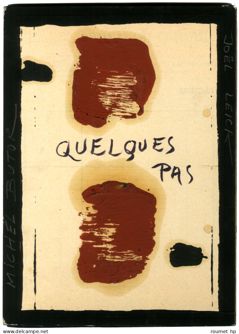 BUTOR Michel (1926-2016), Poète, Romancier -/- LEICK Joël (né En 1961), Peintre, Photographe. - Other & Unclassified
