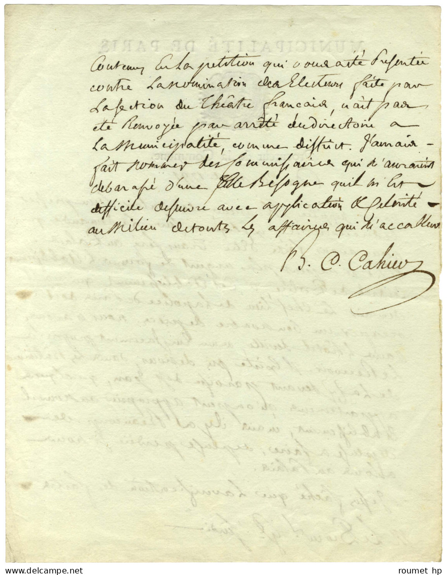 CAHIER De GERVILLE Bon Claude (1752-1796), Avocat Et Homme D'État. - Andere & Zonder Classificatie