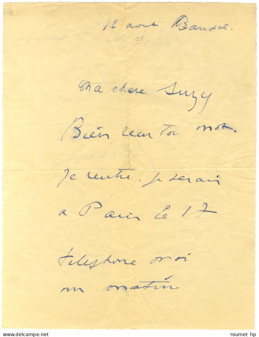 RAIMU, Jules MURAIRE, Dit (1883-1946), Comédien. - Other & Unclassified