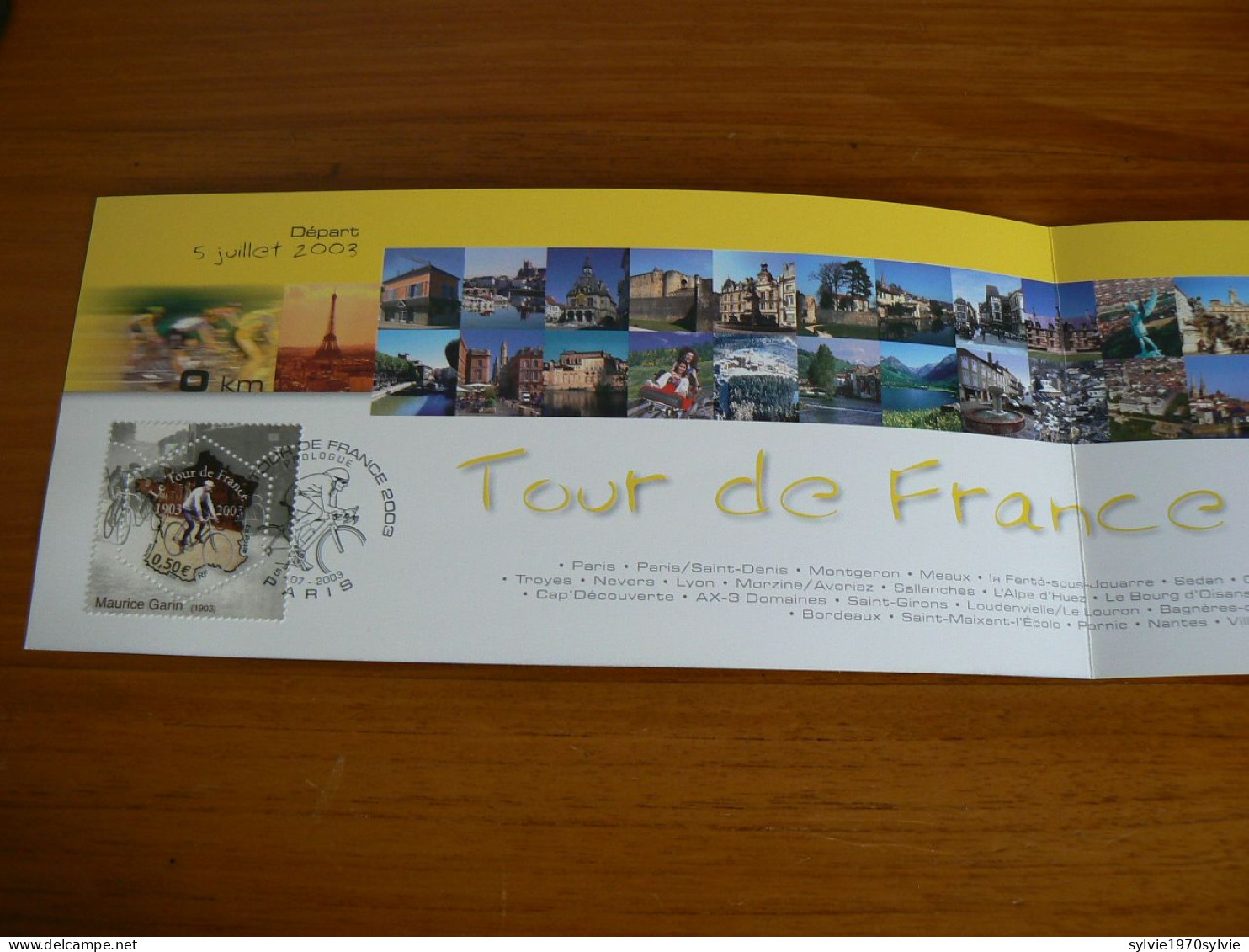 SOUVENIR PHILATELIQUE - FRANCE  TOUR DE FRANCE   - 2003 - Joint Issues