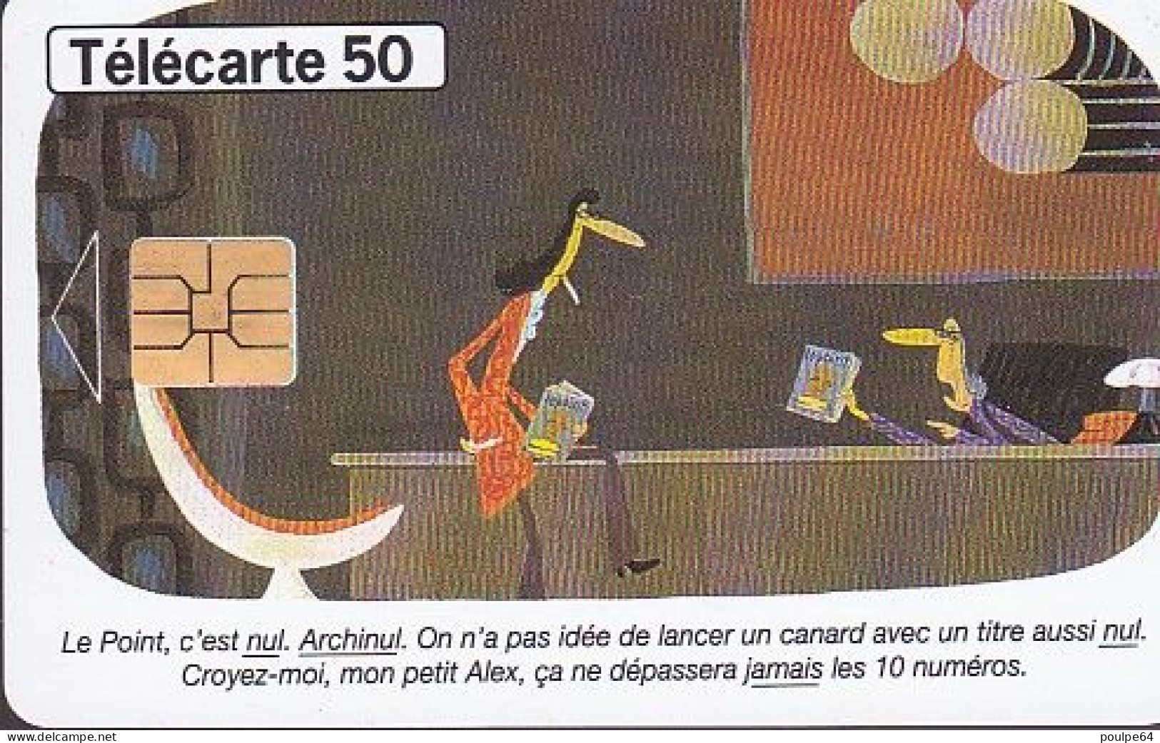 F768  07/1997 - LE POINT - 50 SO3  -  - (verso N° Deux Lignes - 2ème Ligne Vers La Gauche Sous Le A) - 1997
