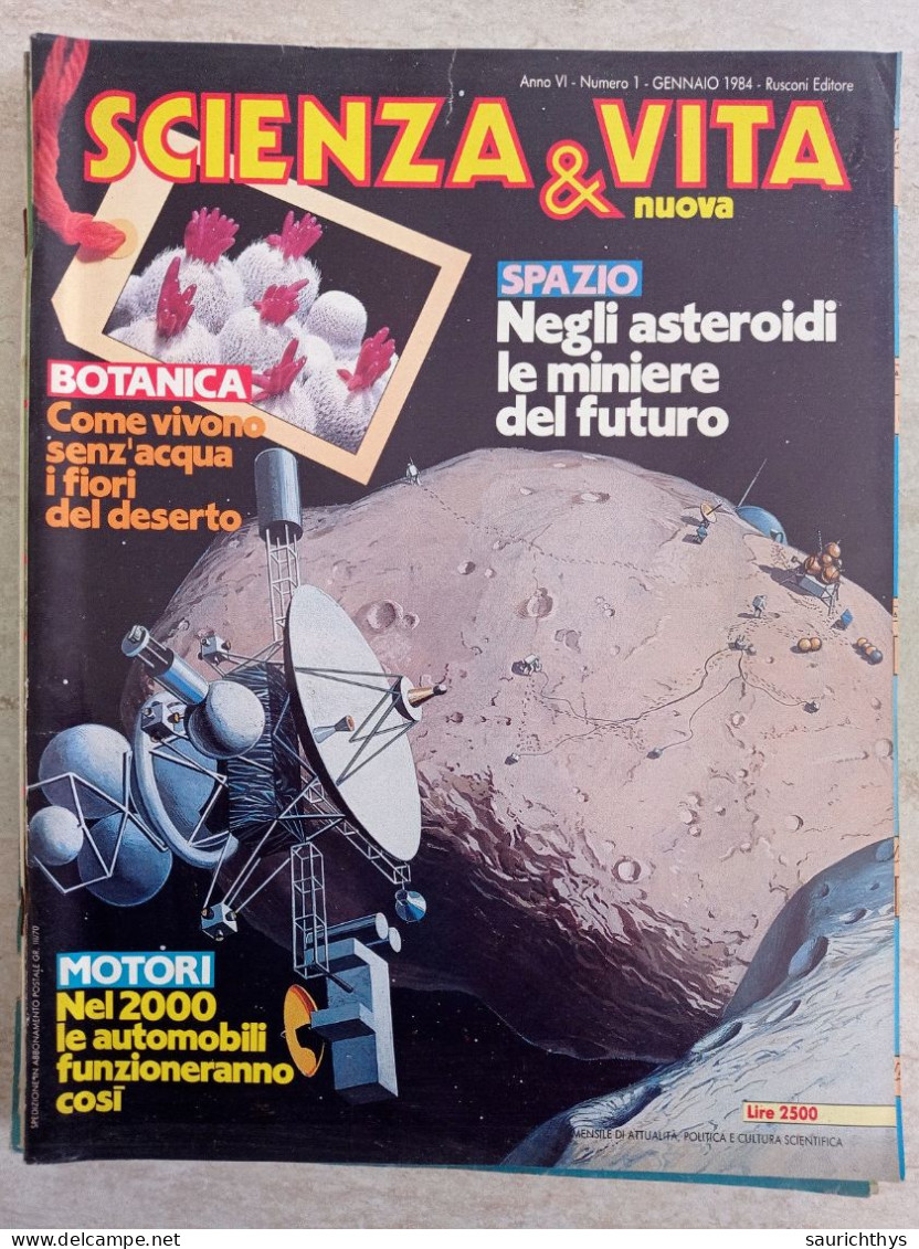 Lotto 12 riviste Scienza e vita Rusconi editore + Le scienze