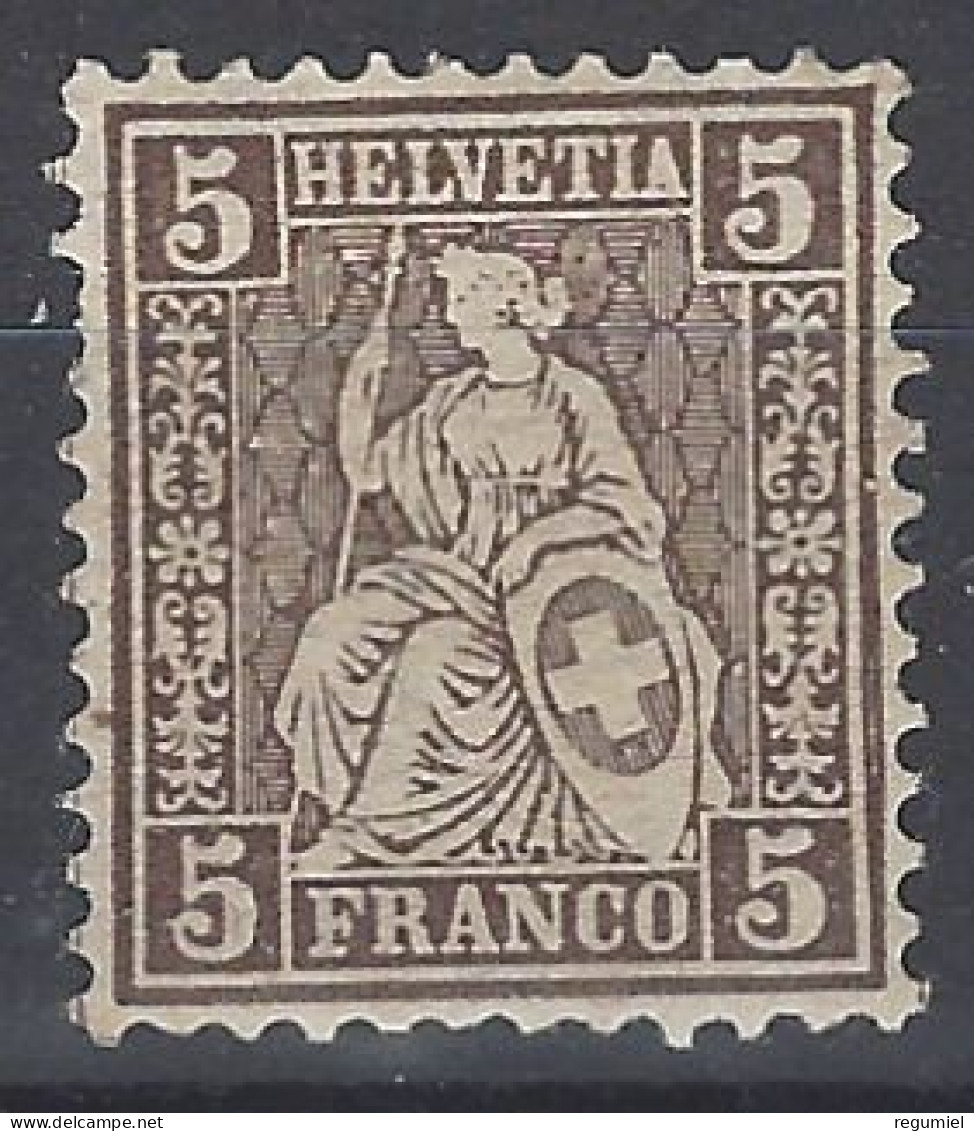 Suiza 0035 * Charnela. 1862 - Unused Stamps