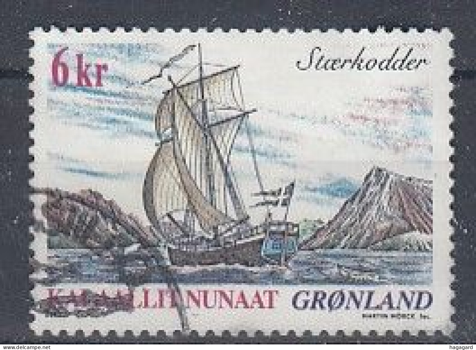 Greenland 2002. Sailship. Michel 383. Used - Gebruikt