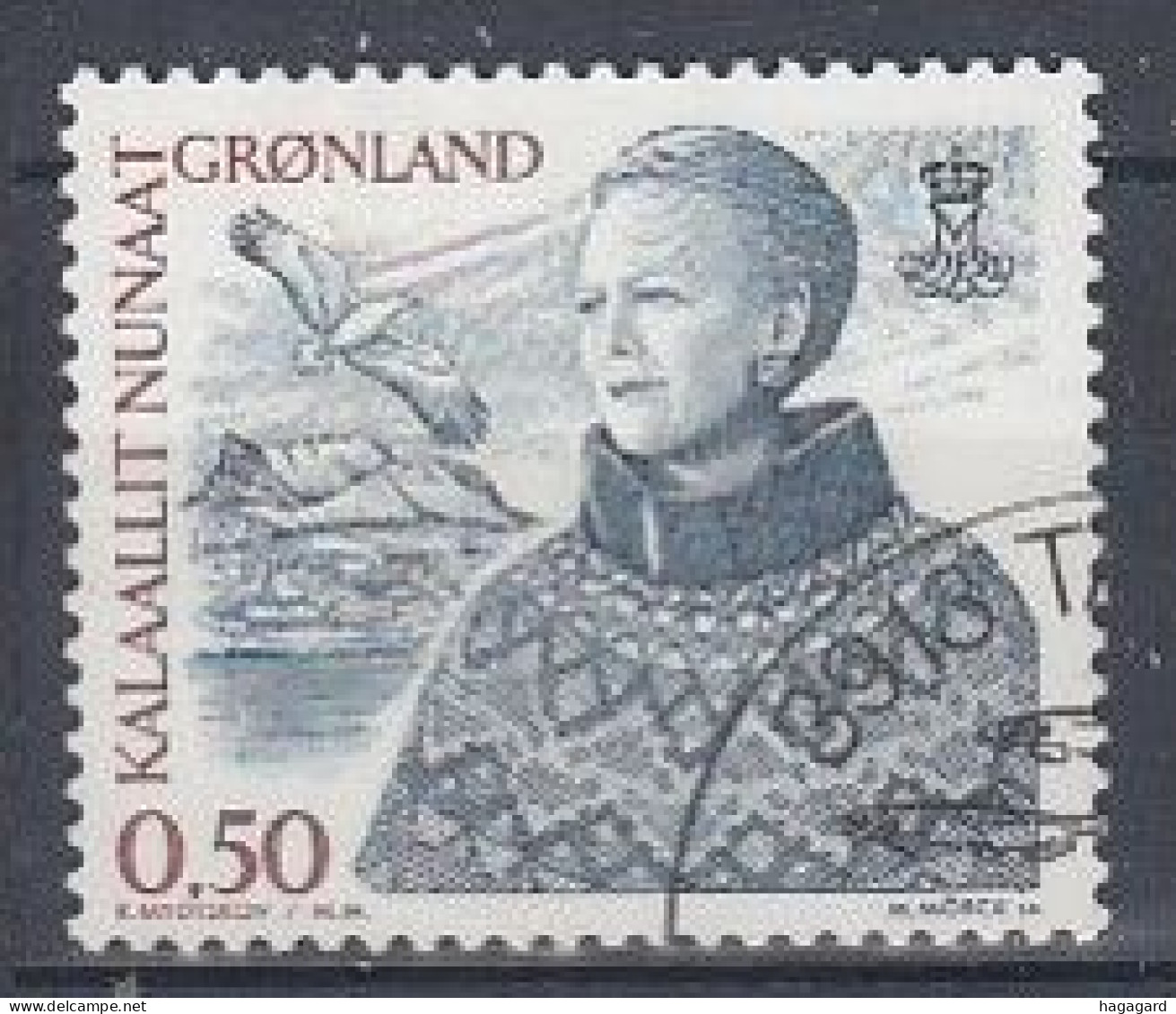 Greenland 2002. Margrethe II. Michel 386. Used - Usati