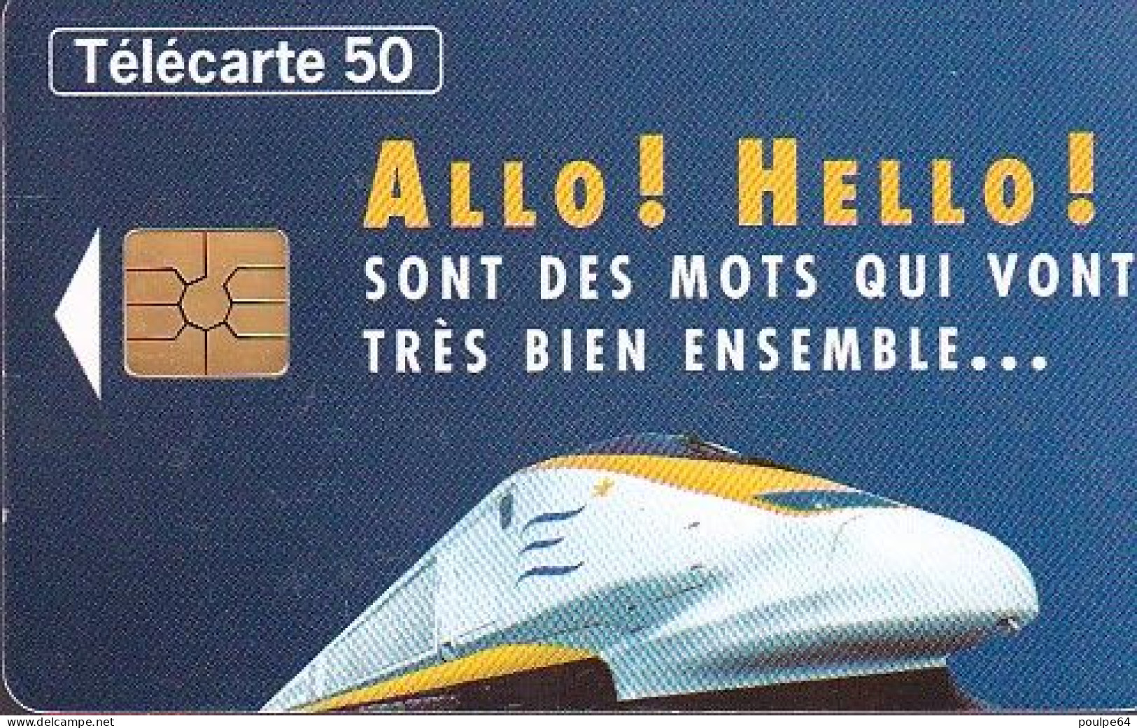 F771  07/1997 - EUROSTAR " Hello "  - 50 GEM2 - 1997