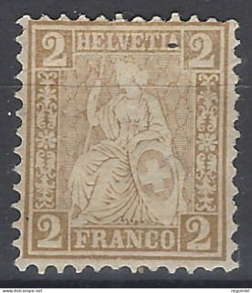 Suiza 0042 * Charnela. 1867 - Nuevos