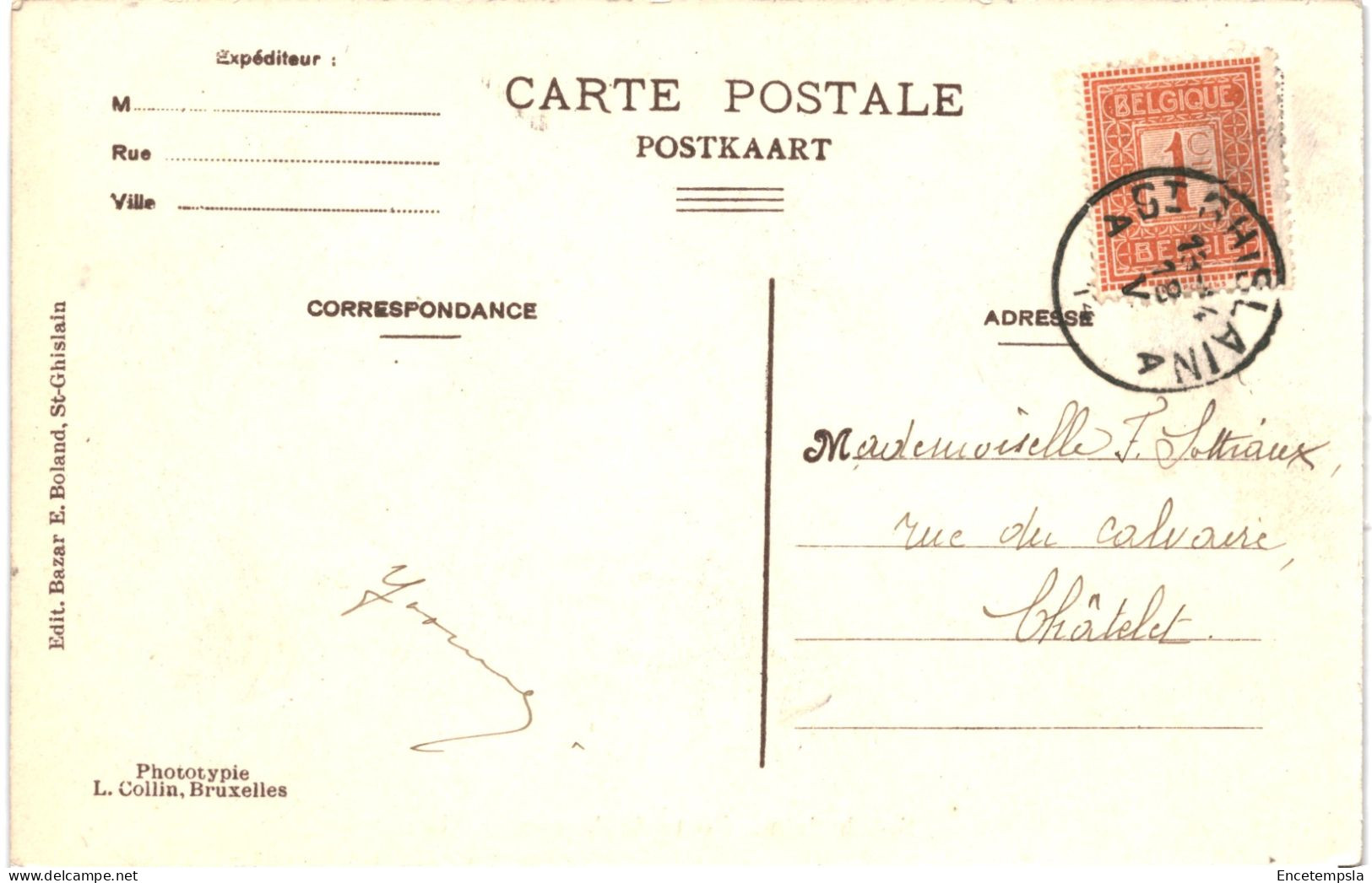 CPA Carte Postale Belgique Saint-Ghislain Porte De L'ancienne Abbaye   VM73931ok - Saint-Ghislain