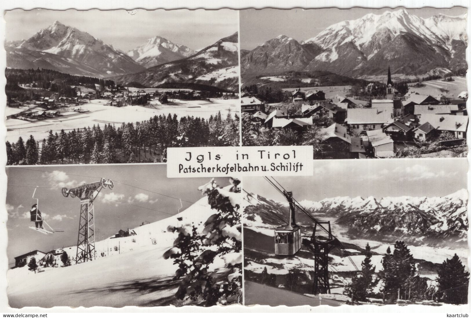 Igls In Tirol - Patscherkogelbahn U. Schilift - (Tirol, Österreich/Austria) - 1962 - Igls