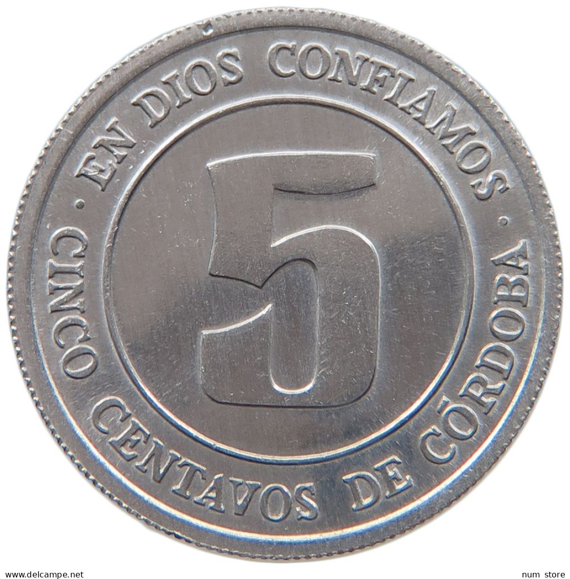 NICARAGUA 5 CENTAVOS 1974  #MA 103483 - Nicaragua