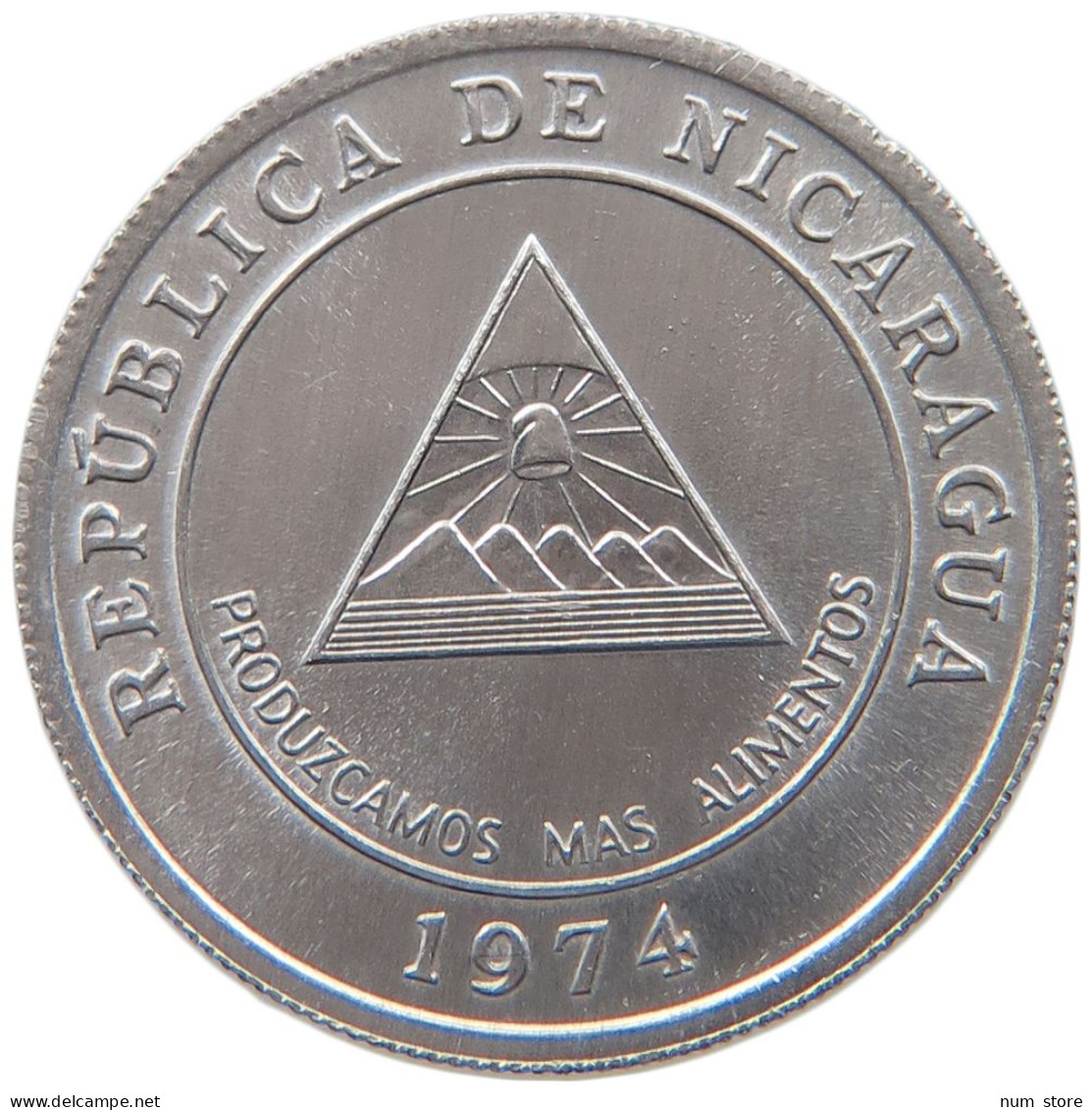 NICARAGUA 5 CENTAVOS 1974  #MA 103483 - Nicaragua