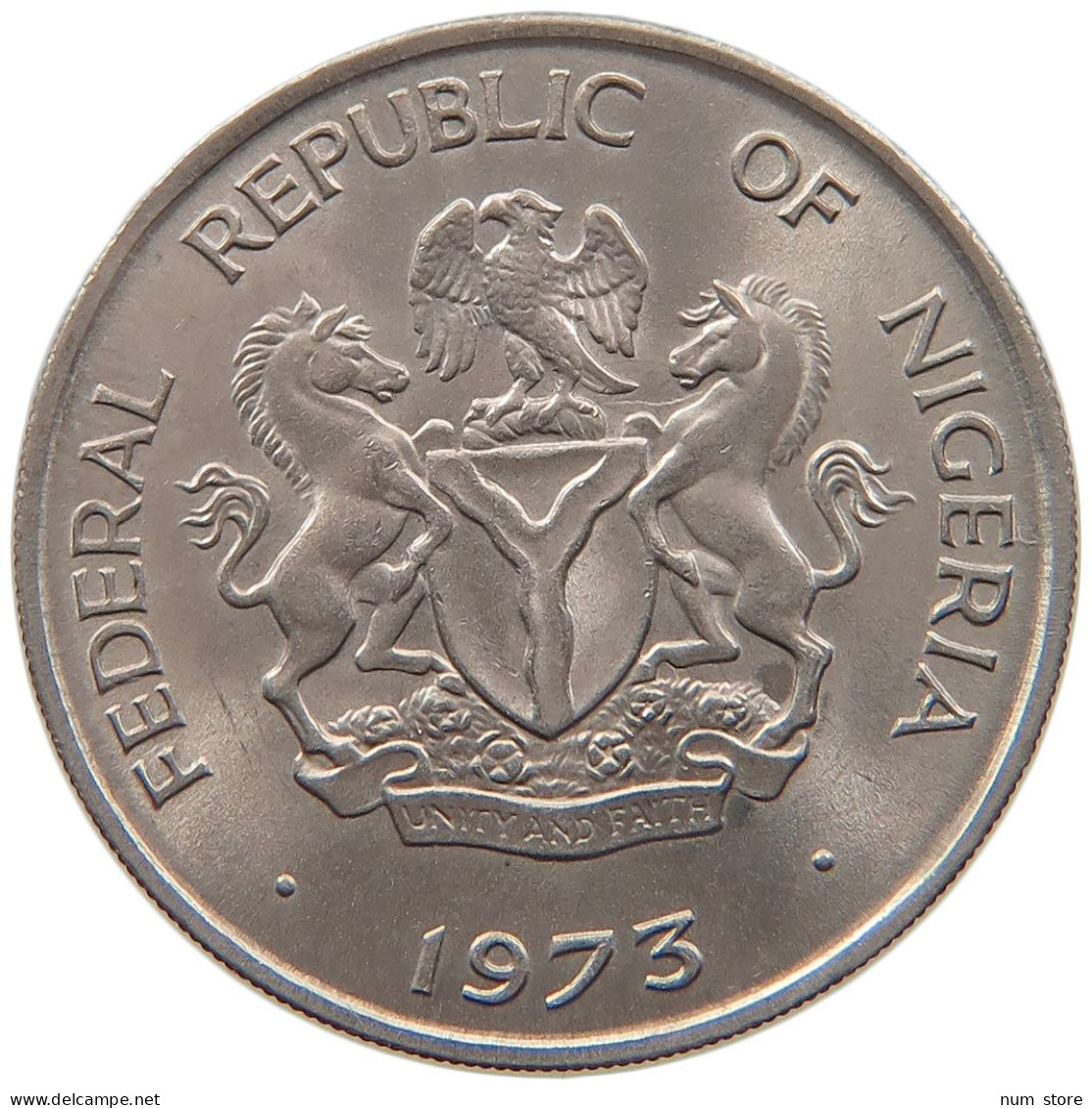 NIGERIA 10 KOBO 1973  #MA 067438 - Nigeria