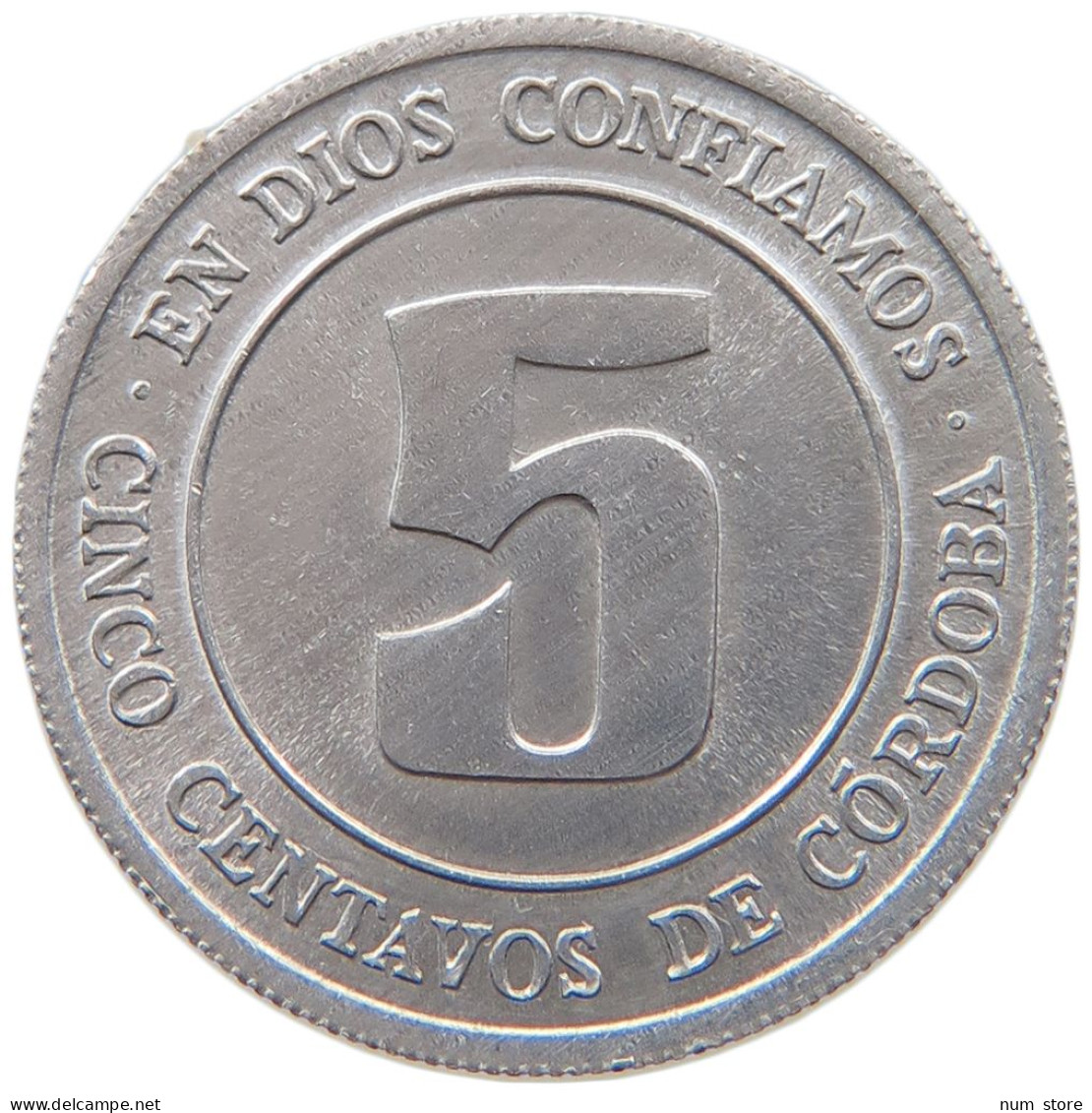 NICARAGUA 5 CENTAVOS 1974  #MA 063172 - Nicaragua