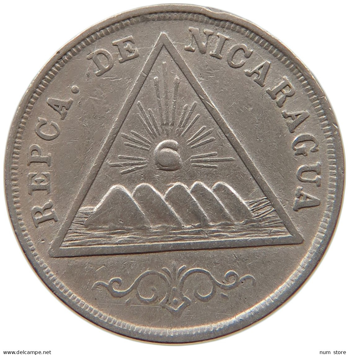 NICARAGUA 5 CENTAVOS 1899  #MA 063983 - Nicaragua