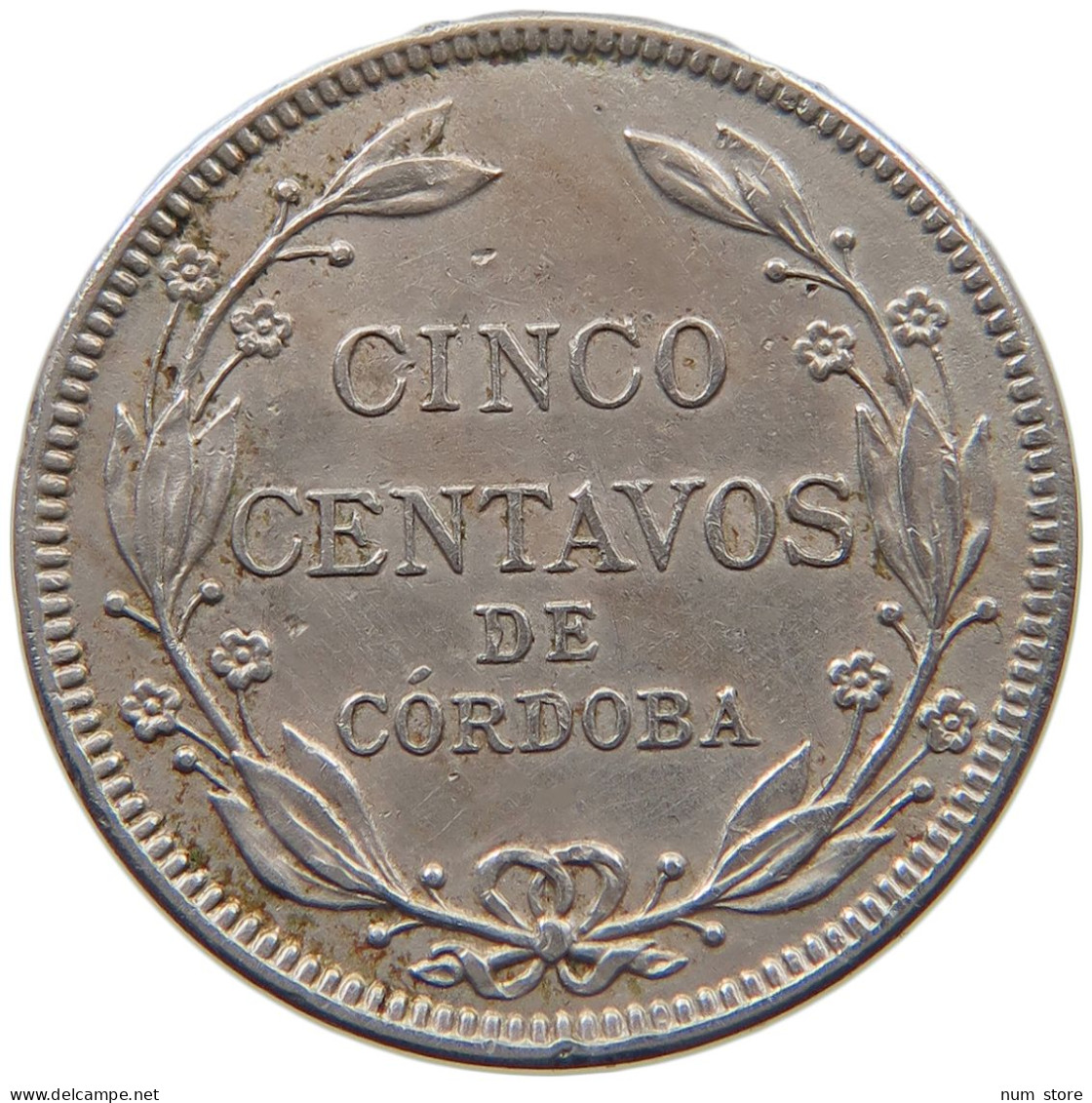 NICARAGUA 5 CENTAVOS 1920  #MA 026047 - Nicaragua