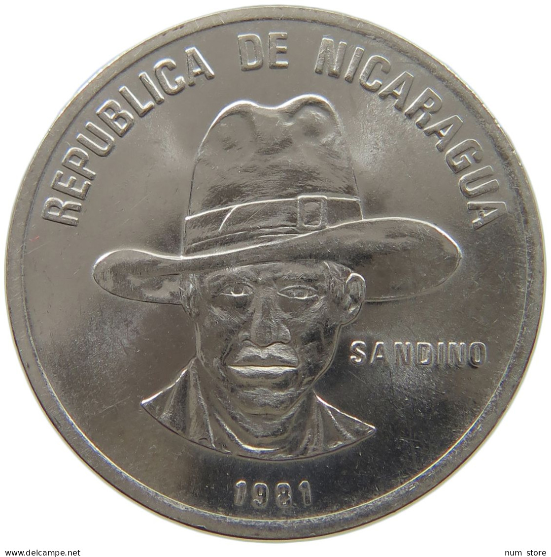 NICARAGUA 25 CENTAVOS 1981  #MA 025425 - Nicaragua