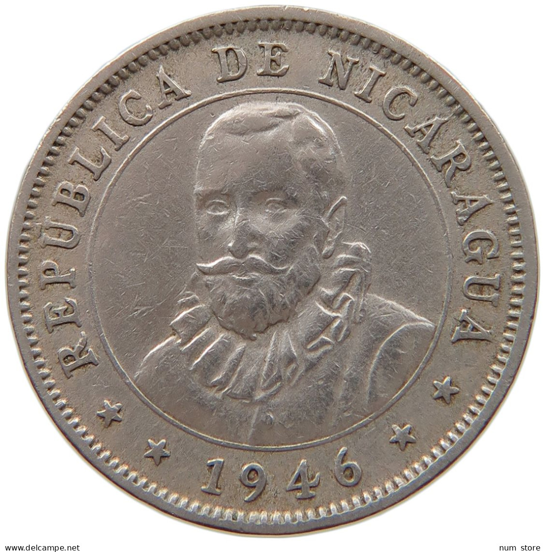 NICARAGUA 10 CENTAVOS 1946  #MA 063043 - Nicaragua