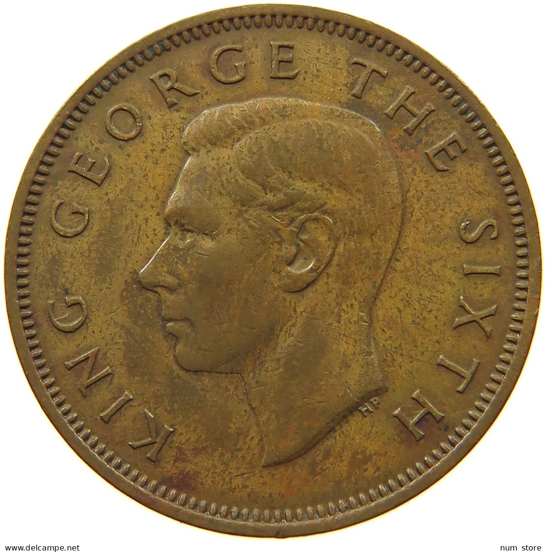 NEW ZEALAND 1/2 PENNY 1950 GEORGE VI. (1936-1952) #MA 073201 - Nouvelle-Zélande