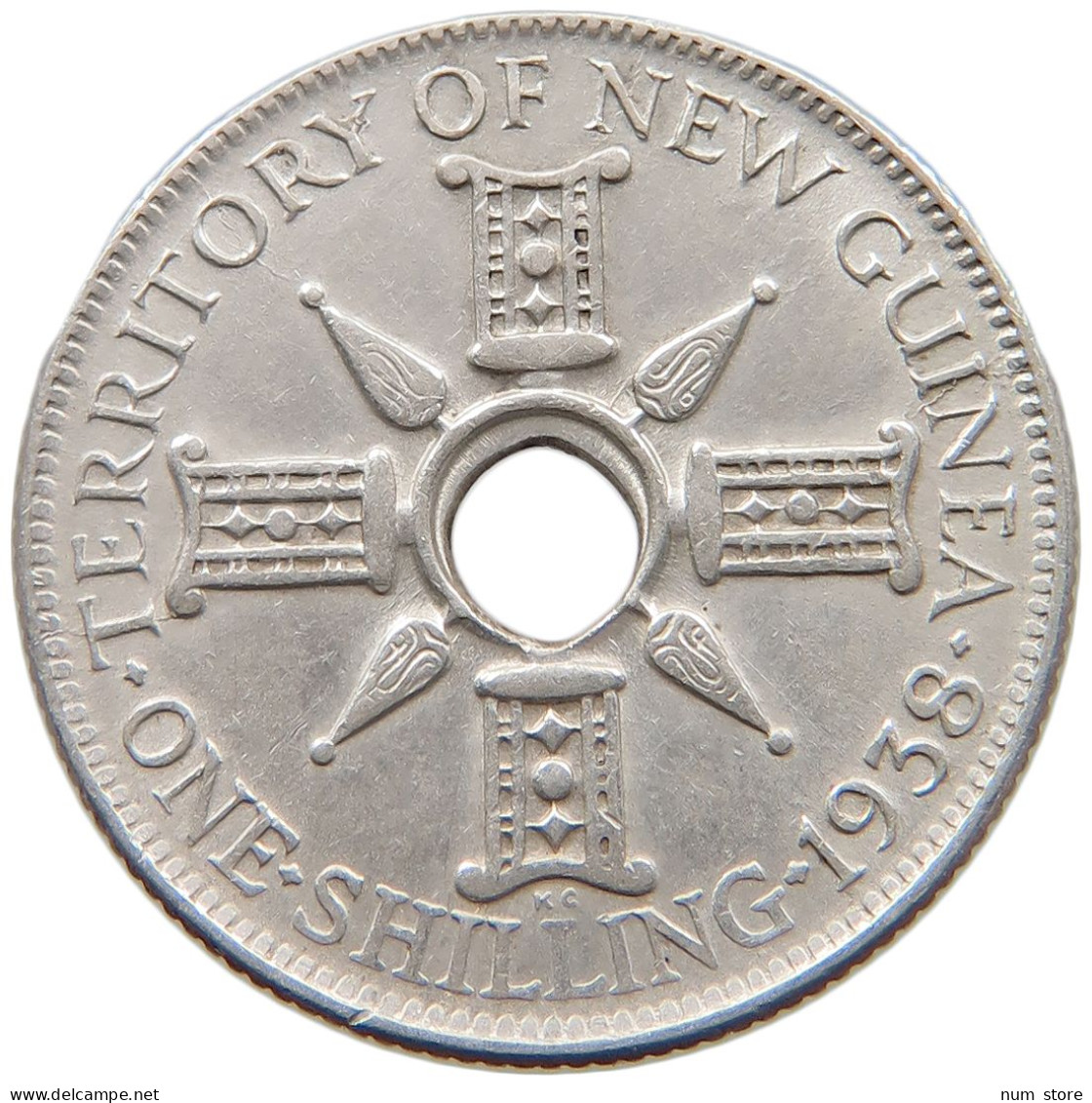 NEW GUINEA SHILLING 1938  #MA 021061 - Papua New Guinea