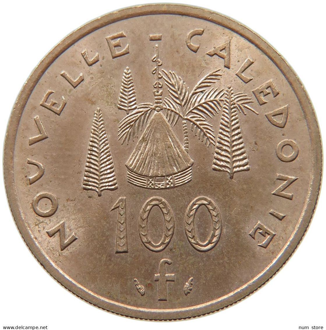 NEW CALEDONIA 100 FRANCS 1976  #MA 065784 - Nieuw-Caledonië