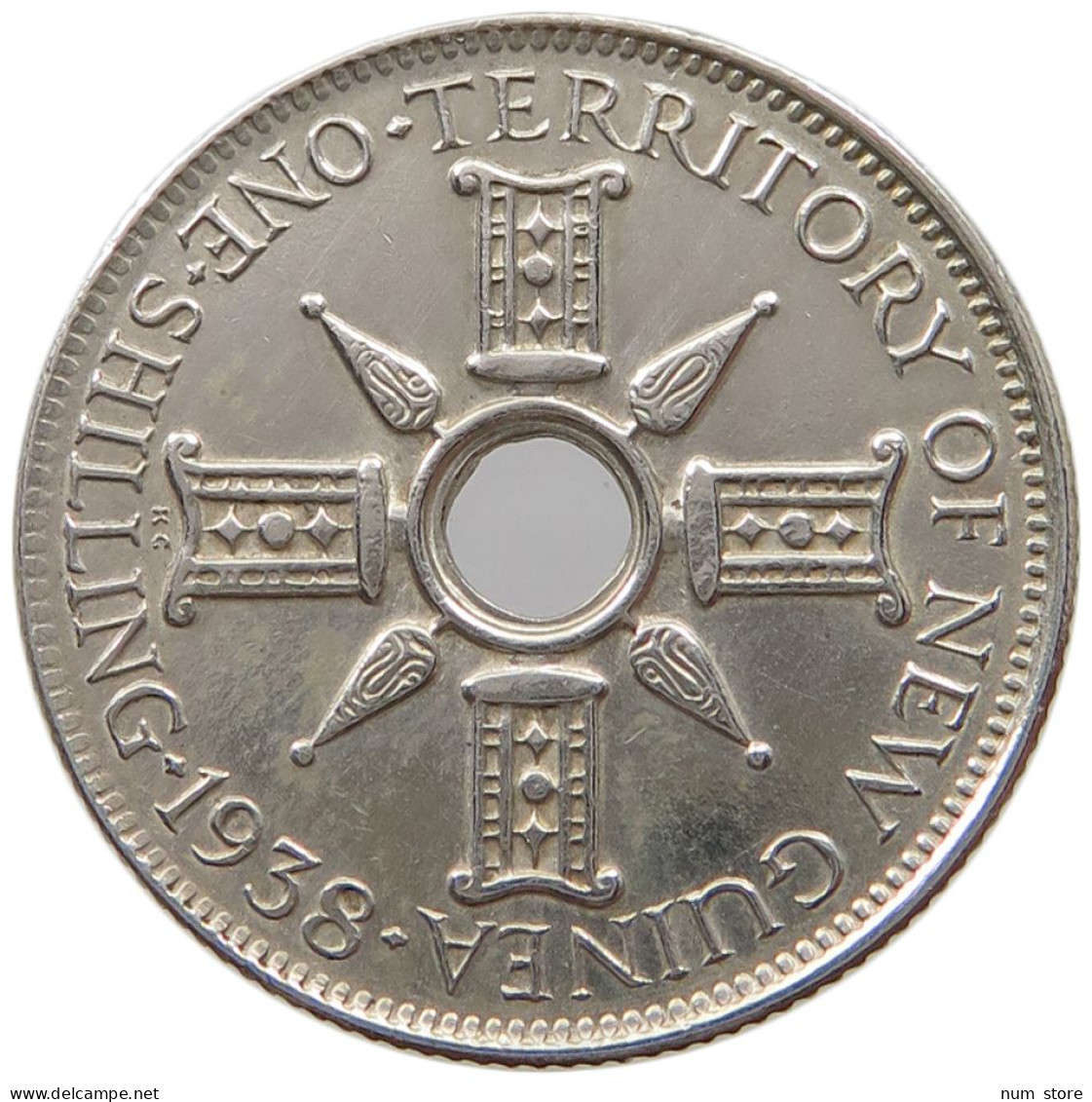 NEW GUINEA SHILLING 1938  #MA 000402 - Papuasia Nuova Guinea