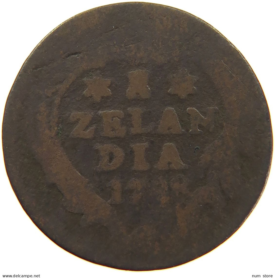 NETHERLANDS ZEELAND DUIT 1788  #MA 064831 - Monedas Provinciales