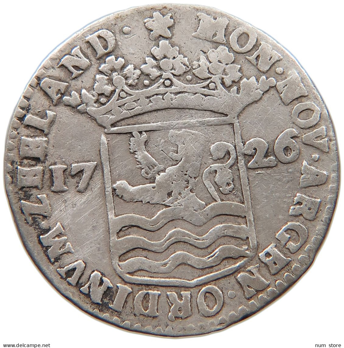 NETHERLANDS ZEELAND HOEDJESSCHELLING 1726  #MA 068229 - Monedas Provinciales
