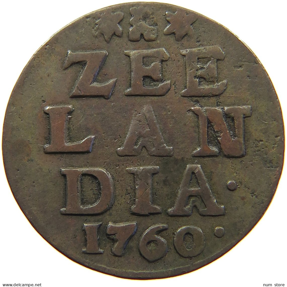 NETHERLANDS ZEELAND DUIT 1760  #MA 067805 - Provinzen