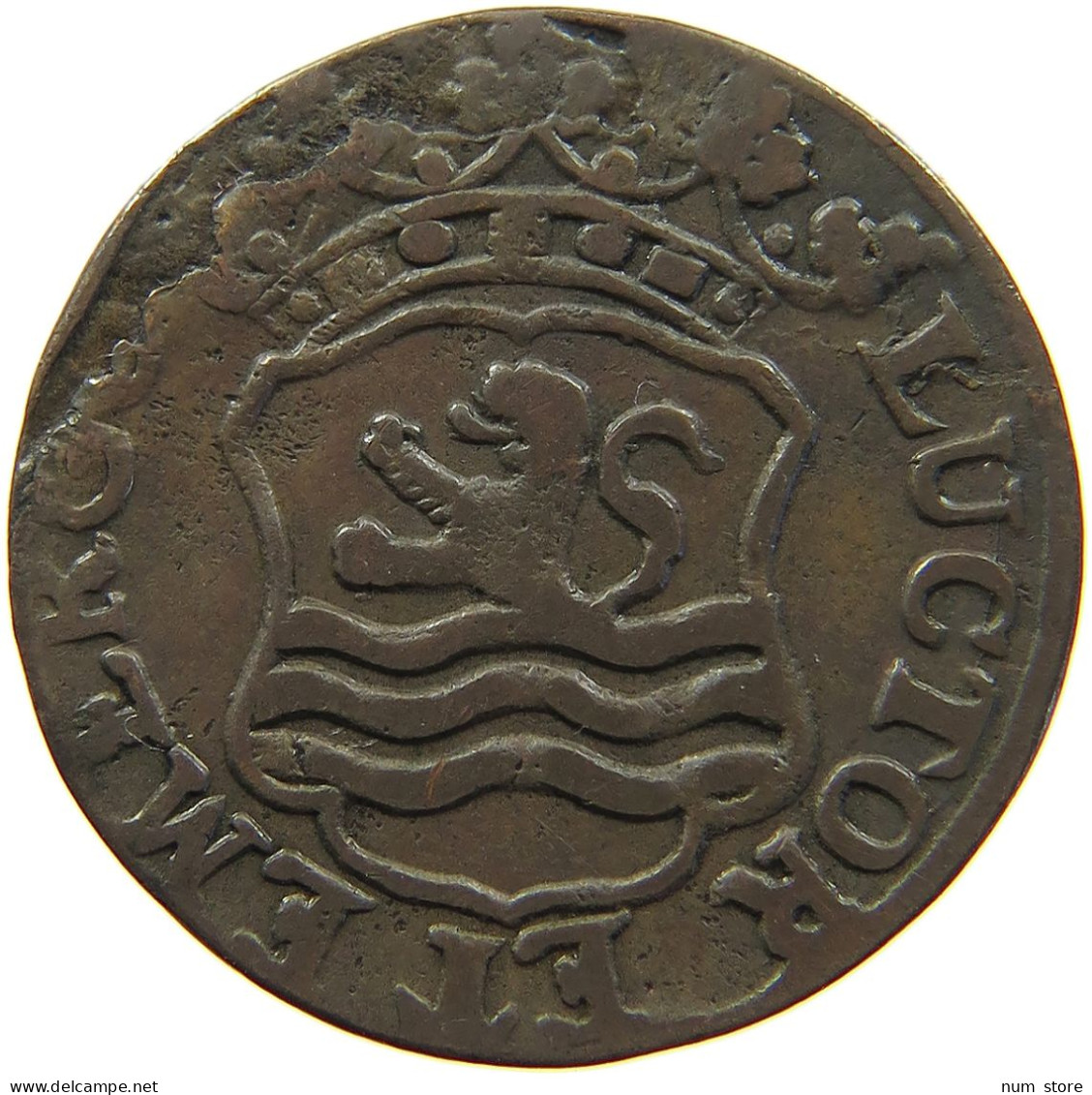 NETHERLANDS ZEELAND DUIT 1760  #MA 067805 - Monedas Provinciales