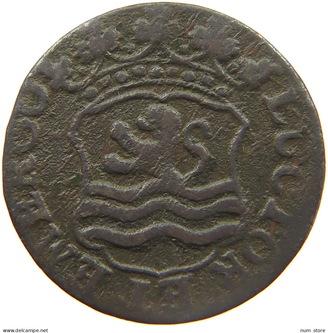 NETHERLANDS ZEELAND DUIT 1762  #MA 024279 - Monete Provinciali