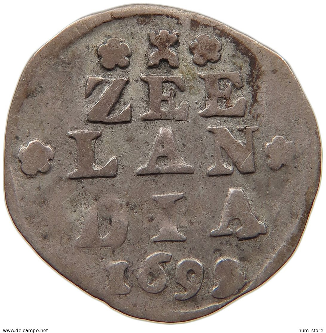 NETHERLANDS ZEELAND 2 STUIVERS 1699  #MA 064823 - Monedas Provinciales