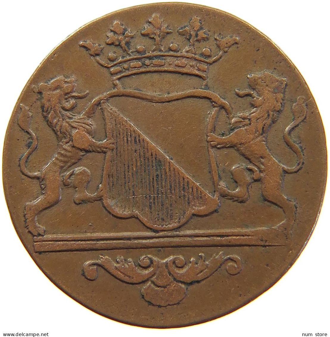 NETHERLANDS UTRECHT DUIT 1794  #MA 061869 - Provinciale Munten