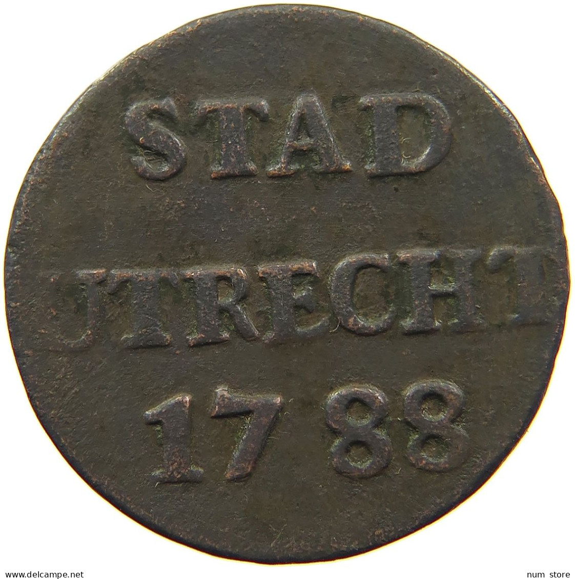 NETHERLANDS UTRECHT DUIT 1788  #MA 100979 - Provincial Coinage