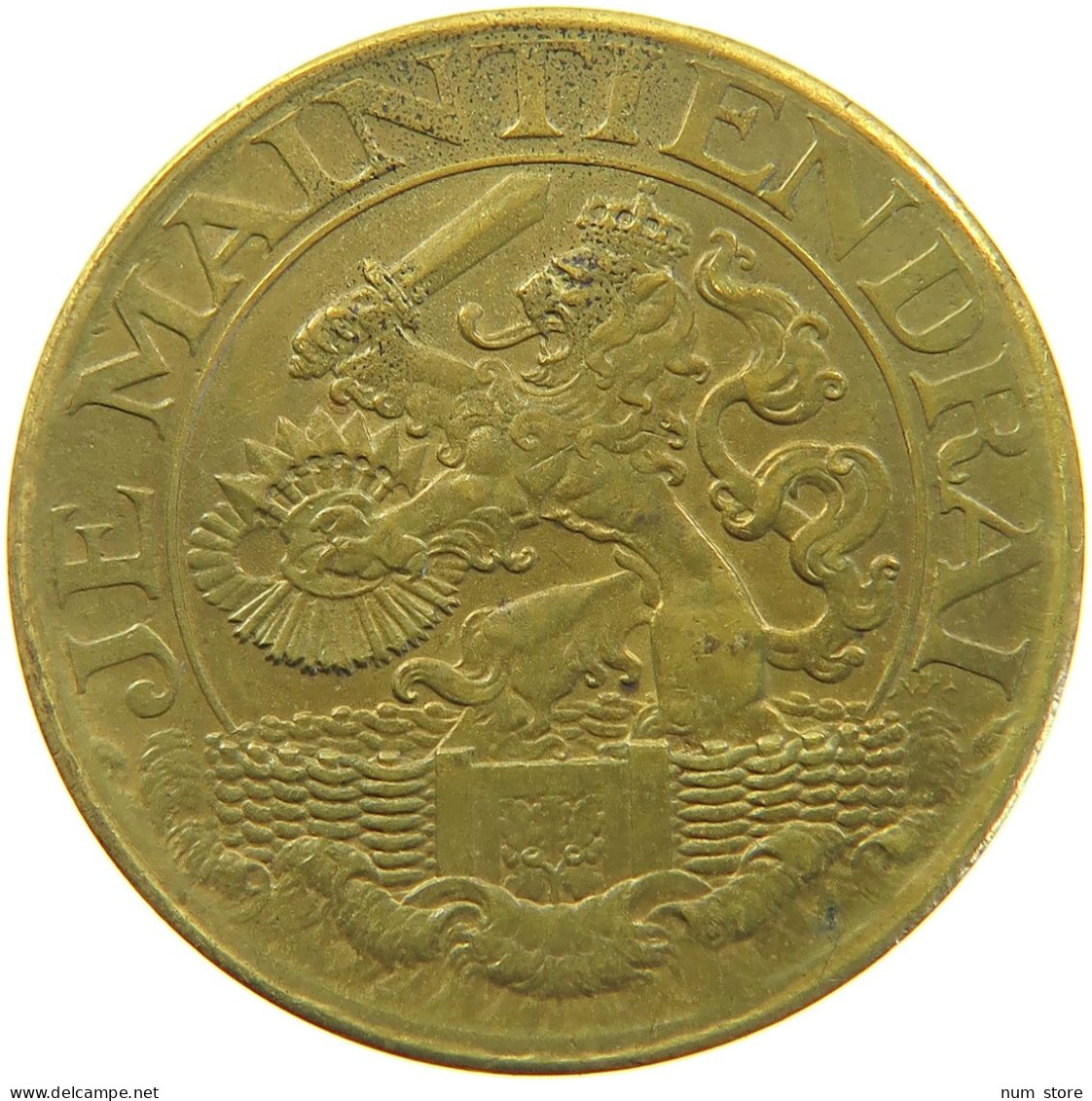 NETHERLANDS STEUNPENNING 1914 NETHERLANDS SUPORT TOKEN FOR THE BELGIUM. WORLD WAR 1 1914 #MA 067890 - Monedas Provinciales