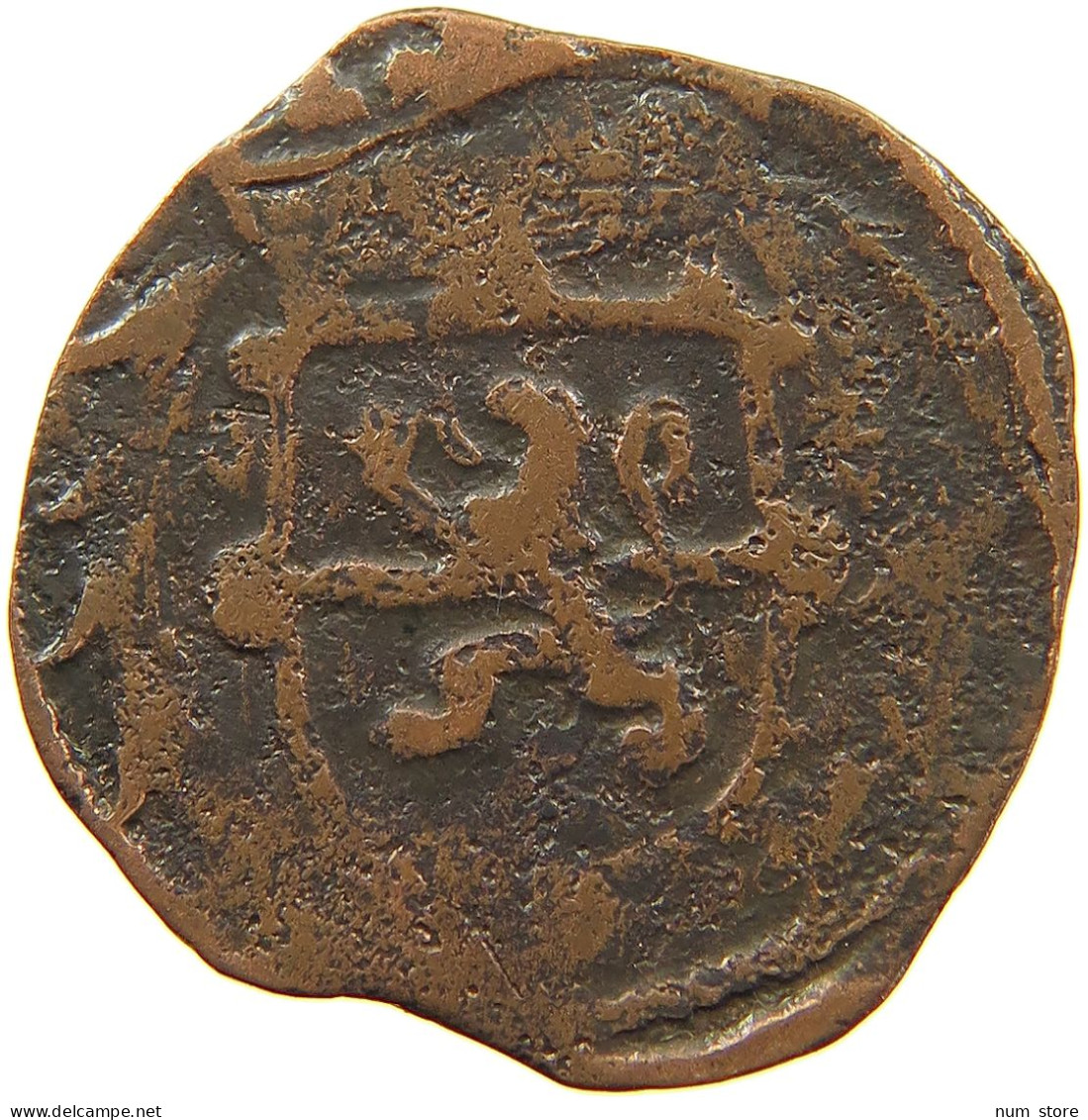NETHERLANDS OVERIJSSEL DUIT 1628  #MA 100890 - Monete Provinciali