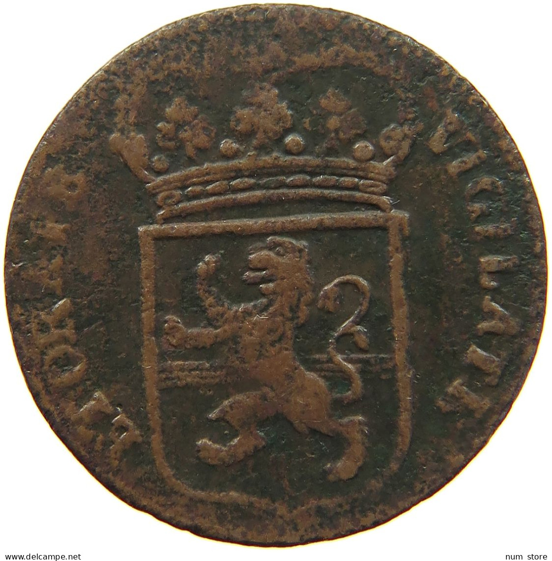 NETHERLANDS OVERIJSSEL DUIT 1768  #MA 067806 - Provinzen