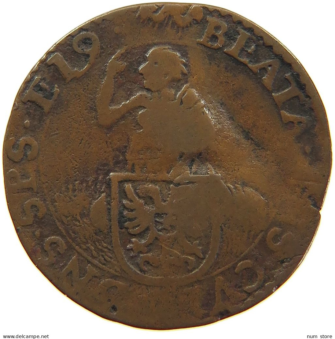 NETHERLANDS NIJMEGEN DUIT (1618-1620)  #MA 064833 - Provincial Coinage