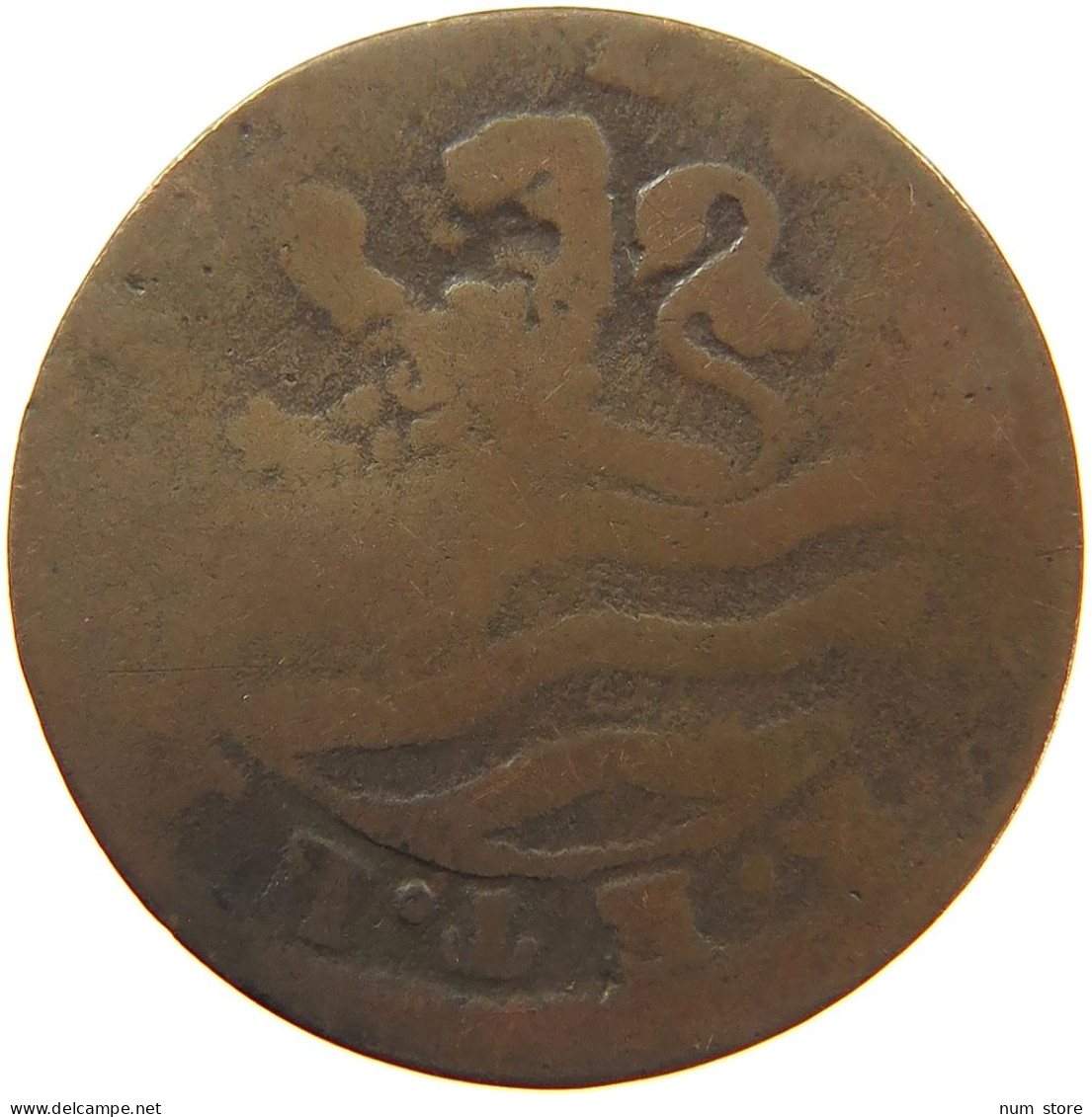 NETHERLANDS ZEELAND DUIT   #MA 064828 - Provincial Coinage