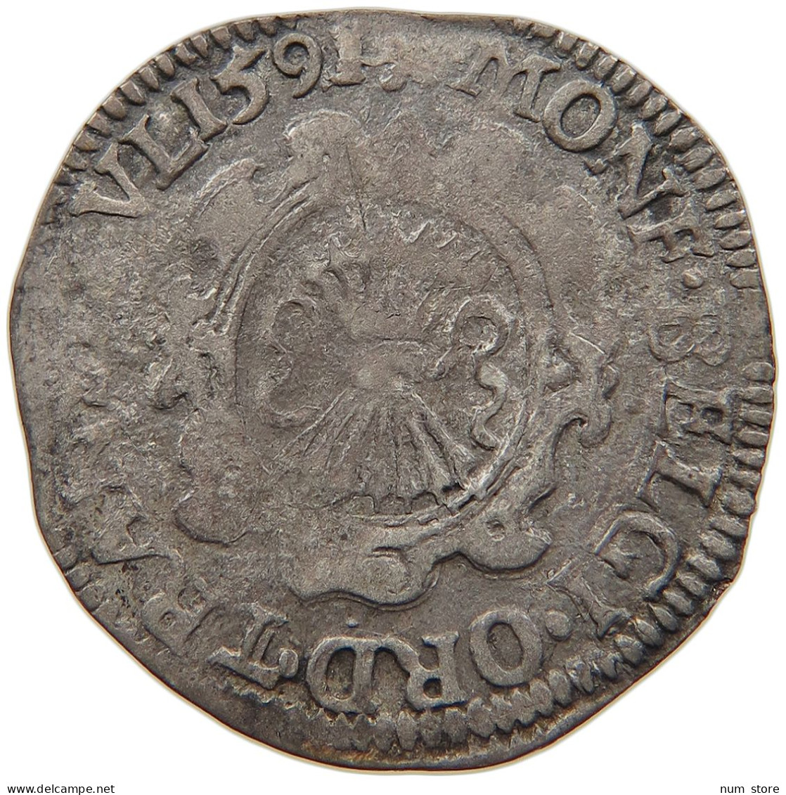 NETHERLANDS OVERIJSSEL 1/20 REAAL OF LEICESTERSTOTER 1591  #MA 064819 - Provinzen