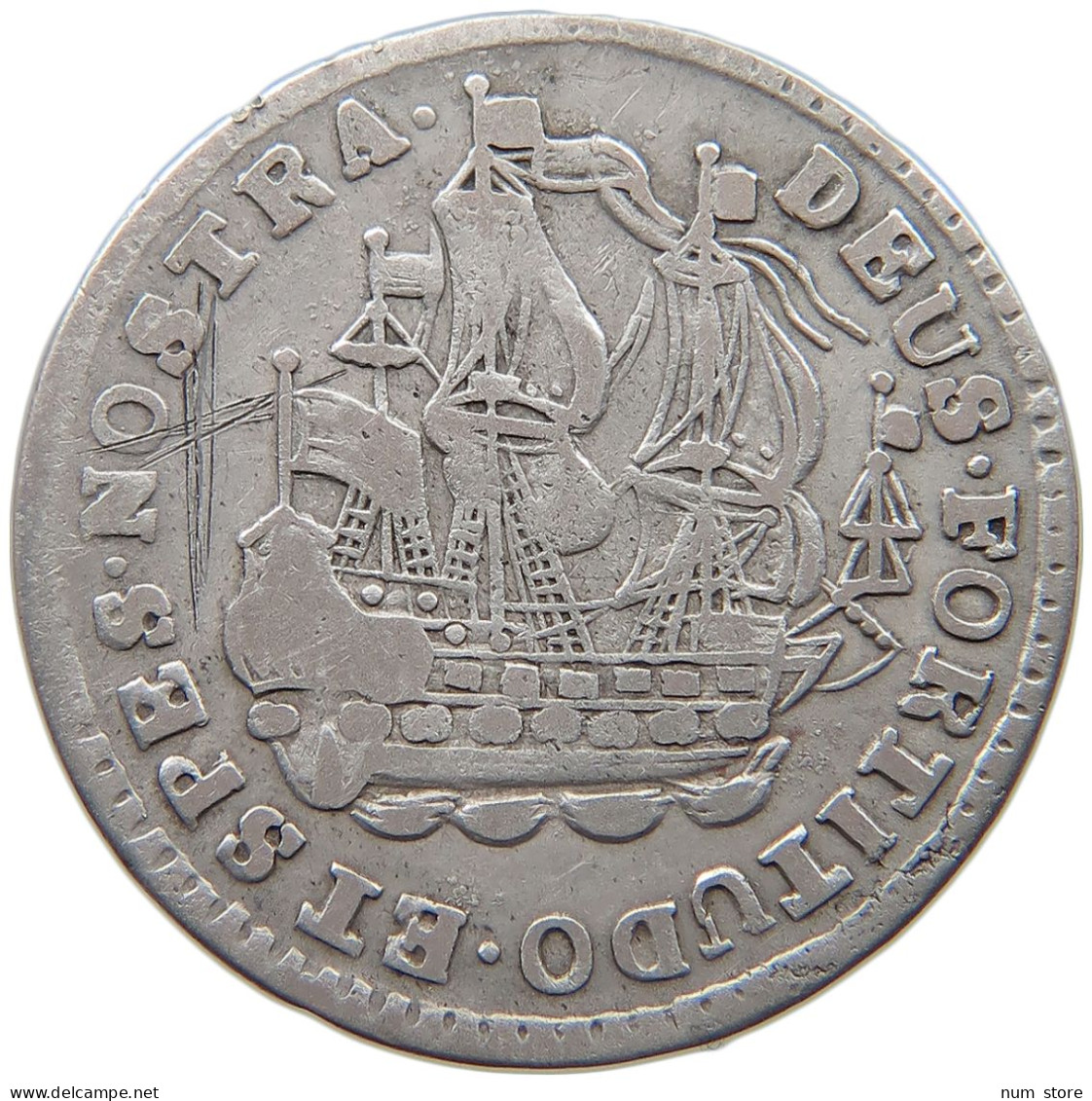 NETHERLANDS WEST FRIESLAND 6 STUIVERS 1757  #MA 025561 - Monedas Provinciales