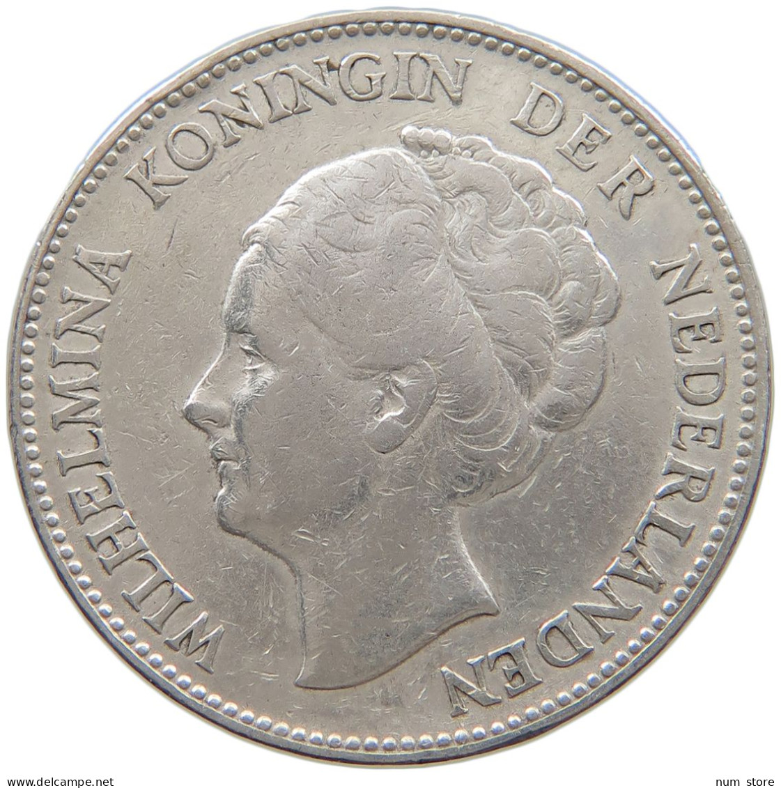 NETHERLANDS GULDEN 1924  #MA 021033 - 1 Florín Holandés (Gulden)