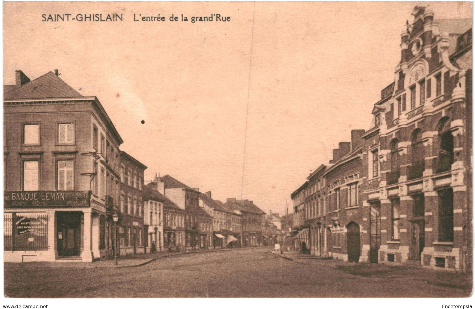 CPA Carte Postale Belgique Saint-Ghislain Entrée De La Grand Rue 1931   VM73932ok - Saint-Ghislain