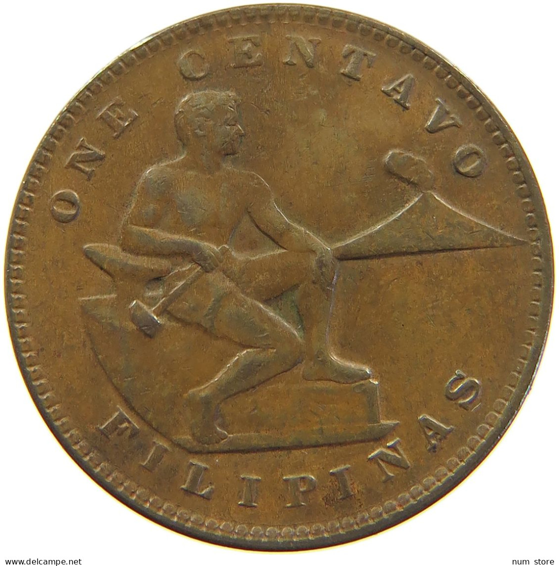 PHILIPPINES US CENTAVO 1937  #MA 065800 - Filippine