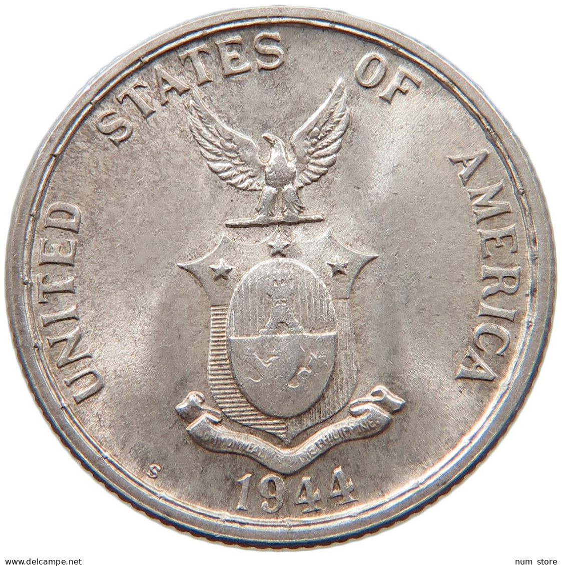 PHILIPPINES US 50 CENTAVOS 1944  #MA 065463 - Philippines