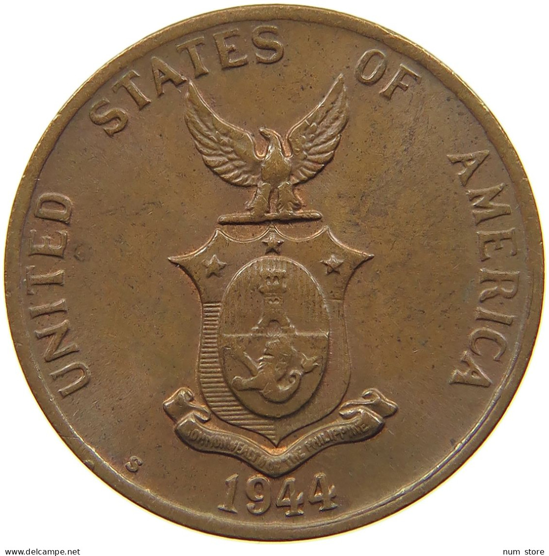 PHILIPPINES CENTAVO 1944 S  #MA 022440 - Filippijnen