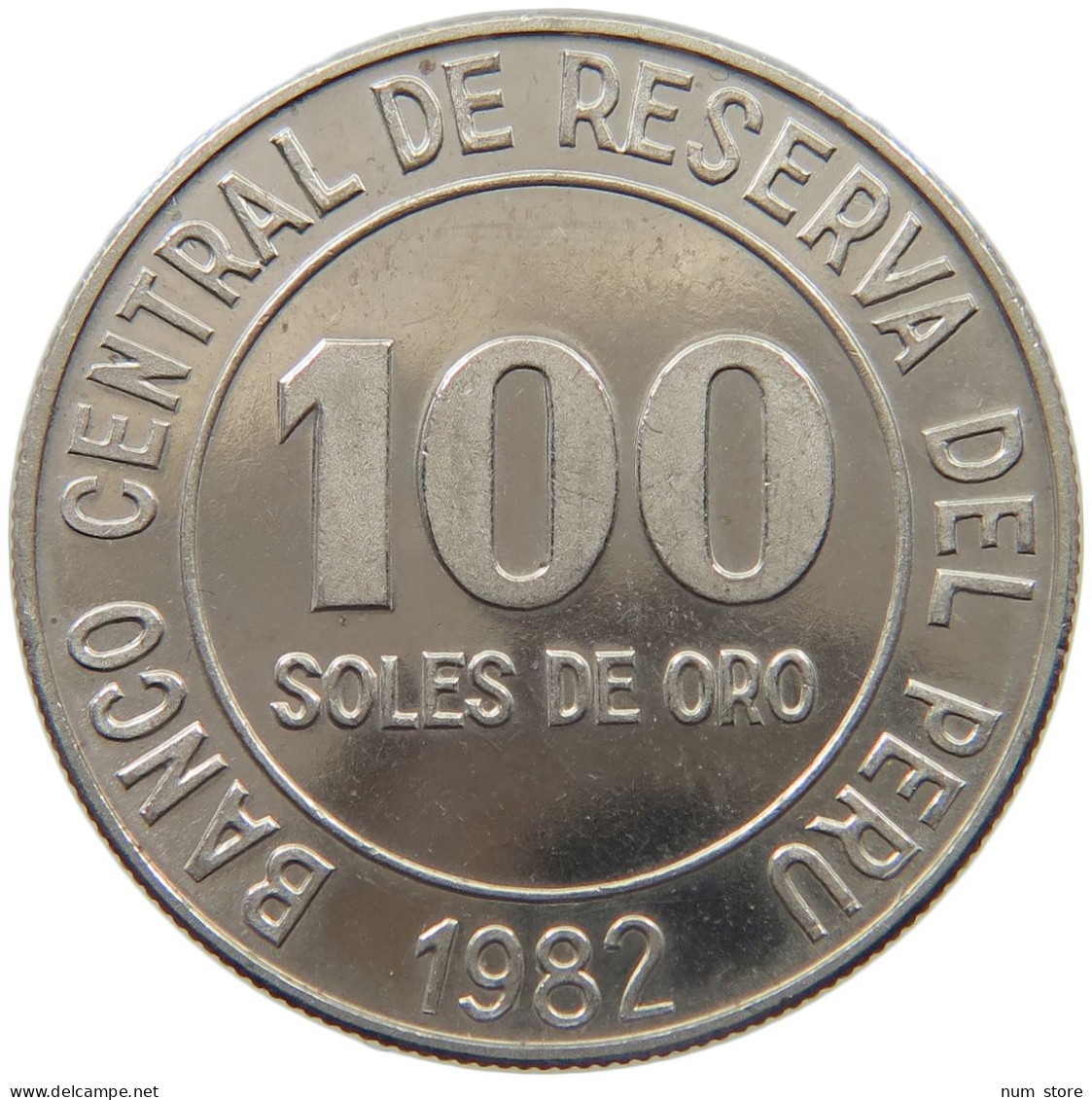 PERU 100 SOLES 1982  #MA 025181 - Peru